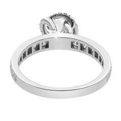 Fred of Paris Platinum Diamond Engagement Ring 1.22 Carat