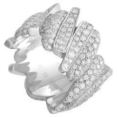 Fred of Paris Success Bague en or blanc 18 carats avec diamants de 2,32 carats
