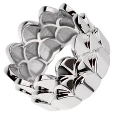 Fred of Paris Triple Arc White Gold Band Ring