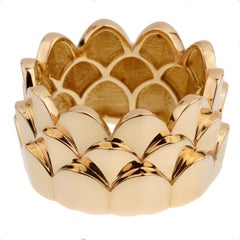 Fred of Paris Triple Arc Yellow Gold Band Ring