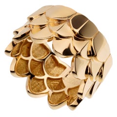 Anillo de oro amarillo con triple arco Fred Paris