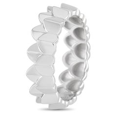 Fred of Paris Une Ile D'or 18K White Gold Band Ring
