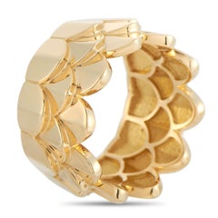 Fred of Paris Une Ile D'or 18k Yellow Gold Band Ring