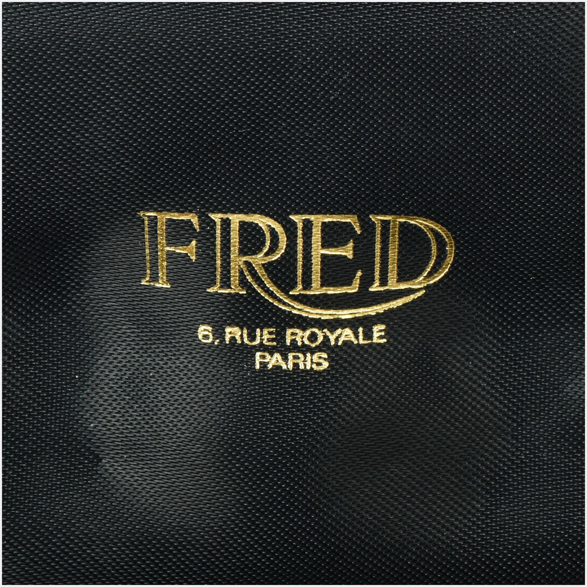 Fred Of Paris Vintage 18k Gold Multigem-Ohrringe, Vintage Damen im Angebot