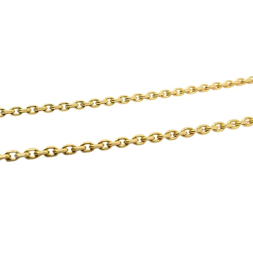 Fred Paris - Collana con ciondolo Torre Eiffel in oro 18k in vendita 4