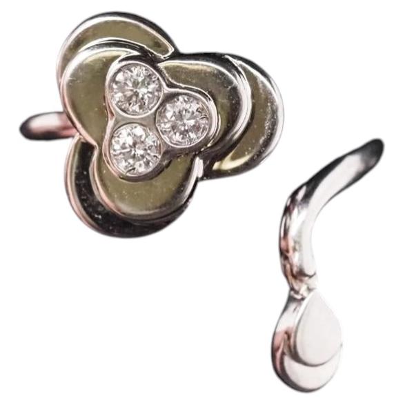 FRED Paris 18K White Gold Belle Du Jour Diamond Ring - VHK#20a For Sale