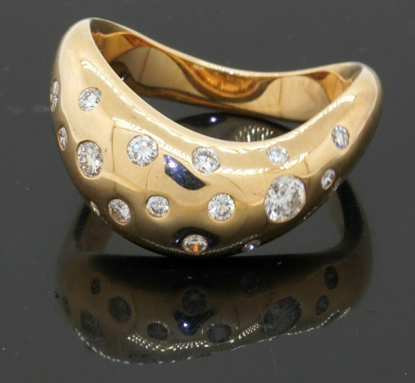 Fred Paris 18k Yellow Gold & Diamond Wave Ring Vintage

Here is your chance to purchase a beautiful and highly collectible designer ring.  Truly a great piece at a great price! 

STAMPED: FRED PARIS 750 (18K)
MEASURES:
Deck Length: 0.73 Inches (18.5