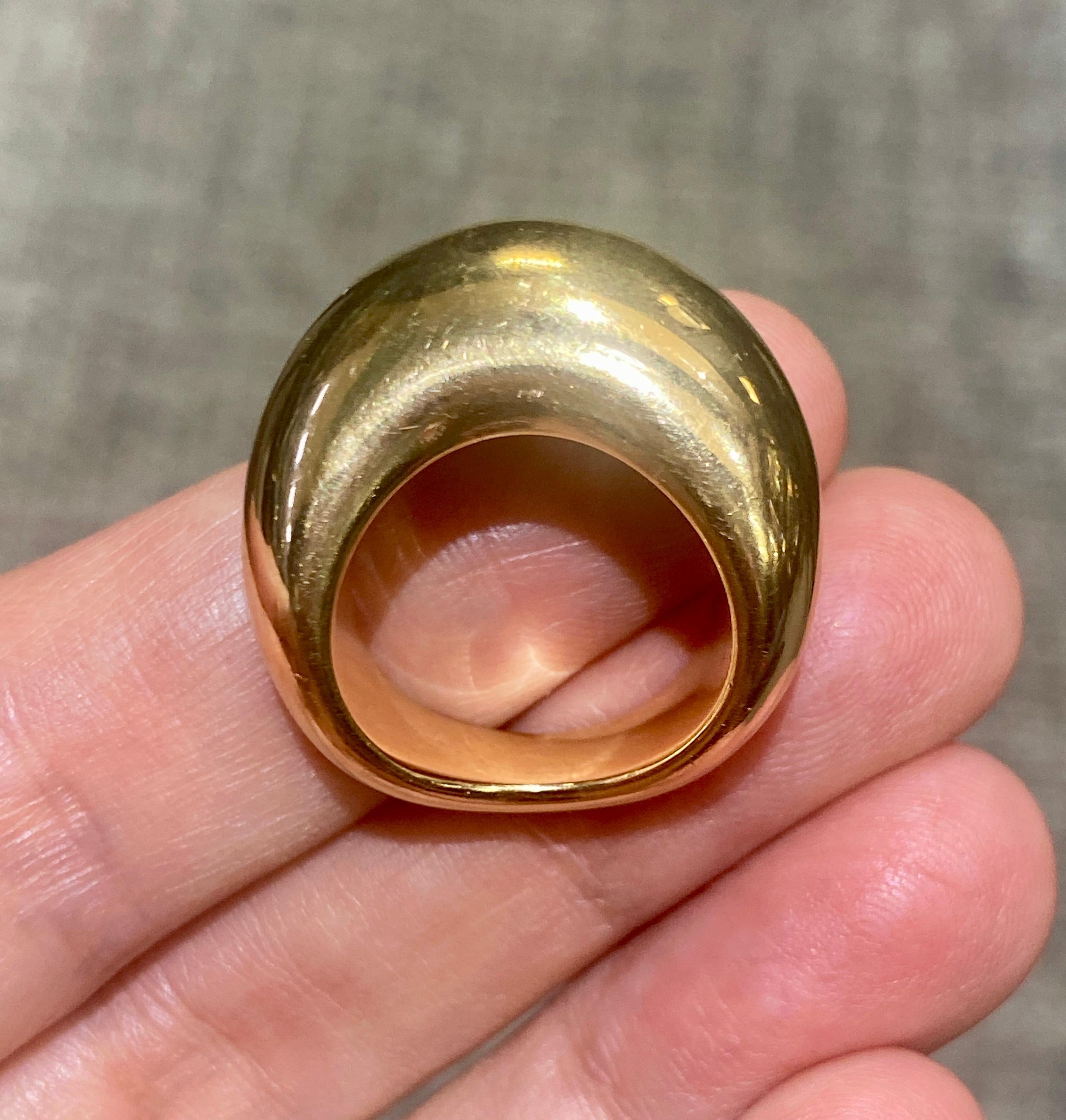 Modern Fred Paris 1990s asymetric ring For Sale