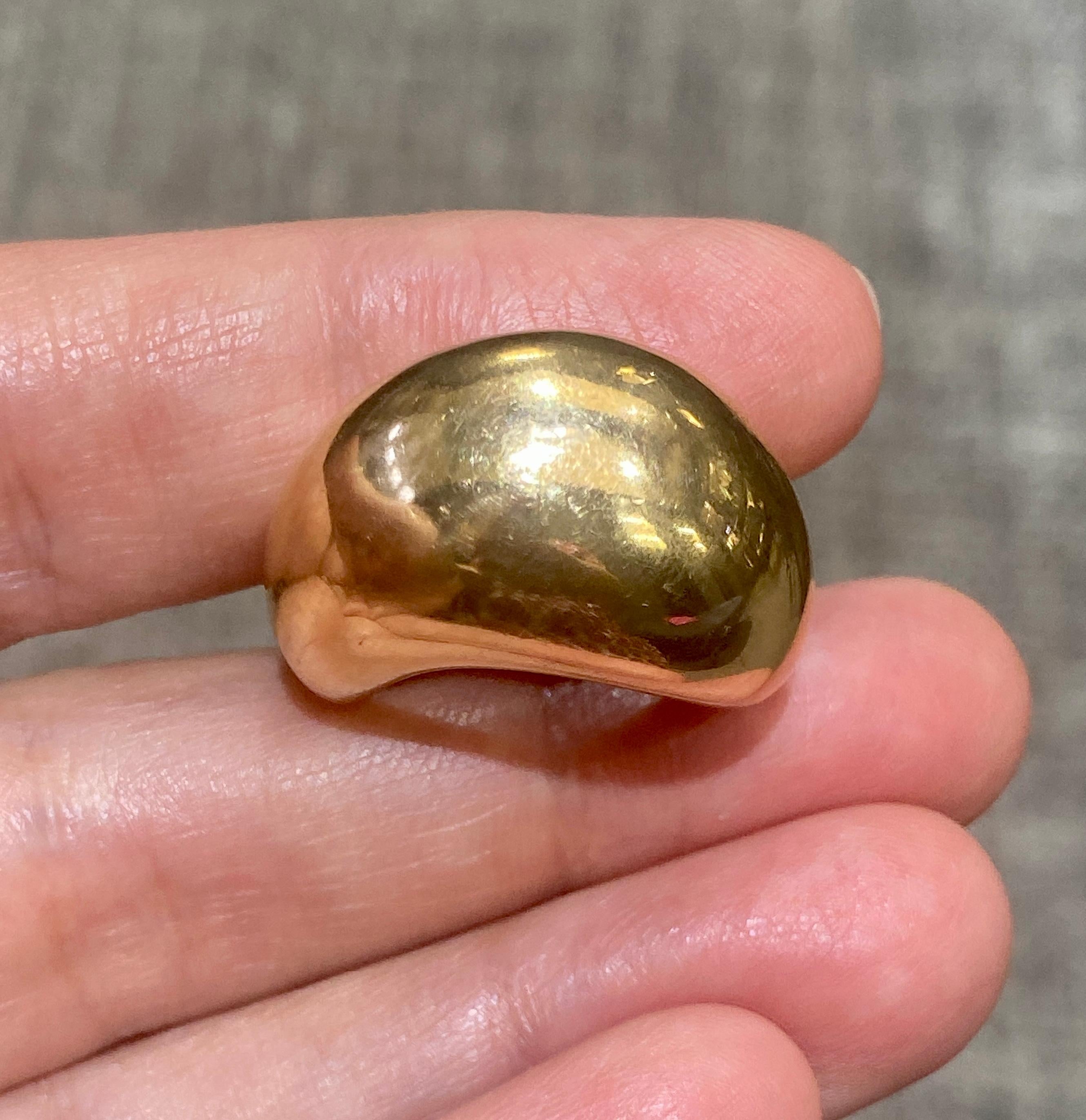 Fred Paris 1990s asymetric ring In Good Condition For Sale In London, GB
