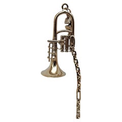 Fred Paris by Gaetan de Percin Trumpet Key Chain Charm
