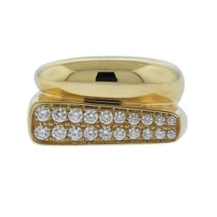 Fred Paris Diamond Gold Ring