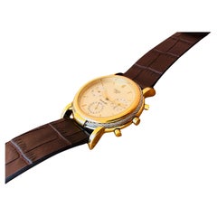 Fred Paris Force 10 Chronograph Platinum And Gold Plated Watch