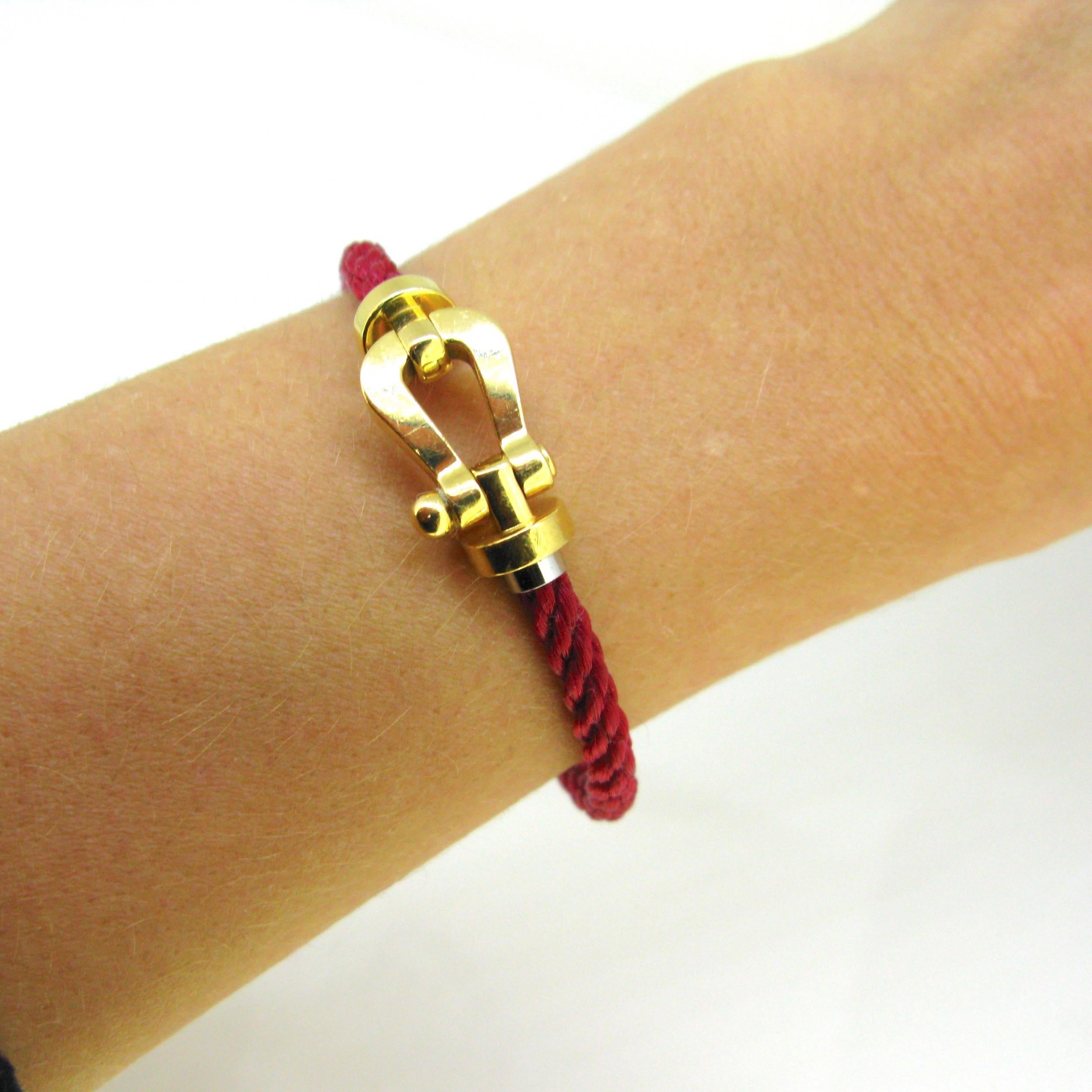 Fred Paris Force 10 Yellow Gold and Steel Bracelet in Its Box and Paper 3