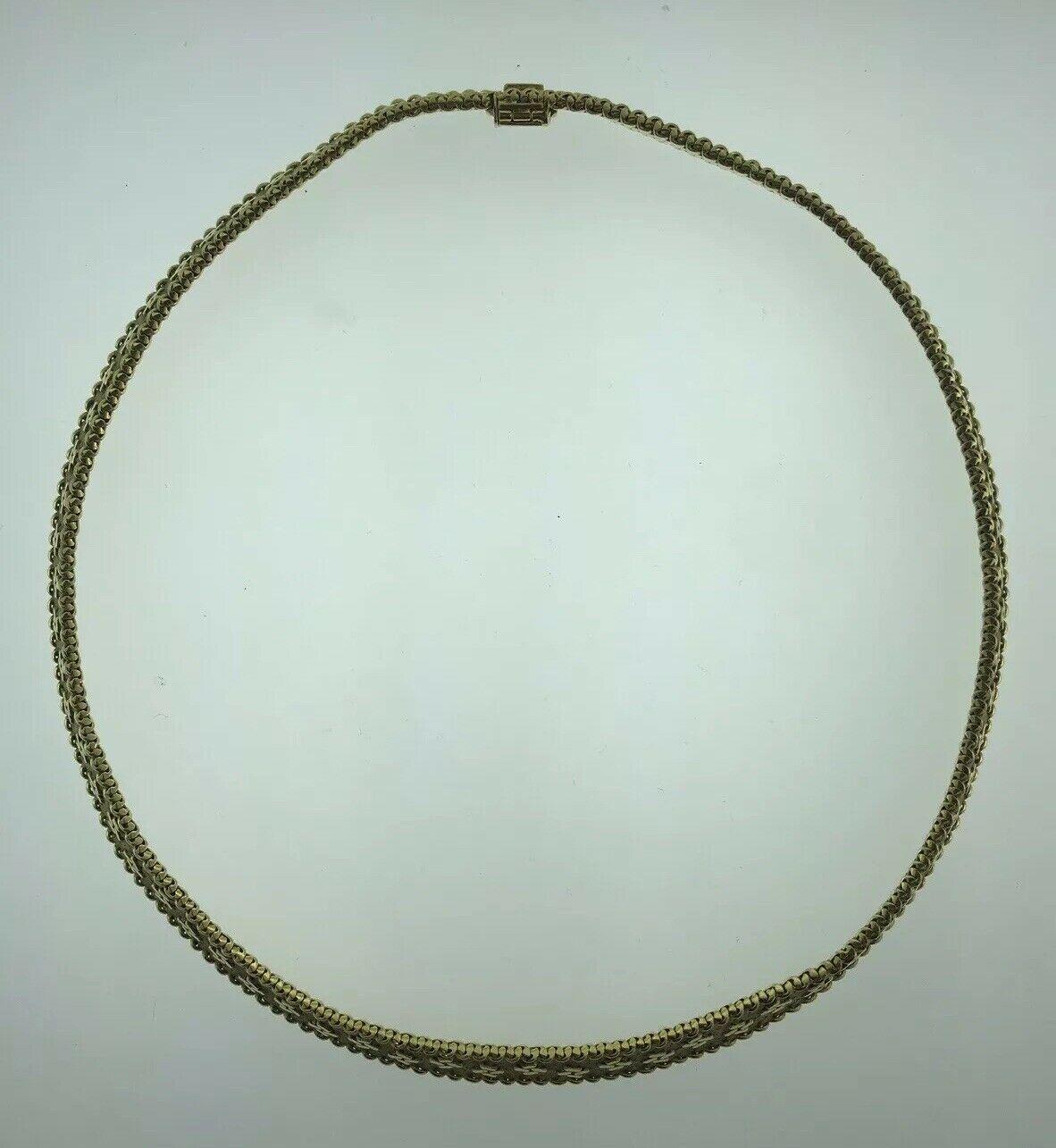 Fred Paris Georges Lenfant 18 Karat Yellow Gold Choker Necklace Retro and Rare 2