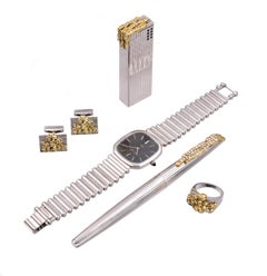 "Fred" Paris Gold and Diamonds Men's Set