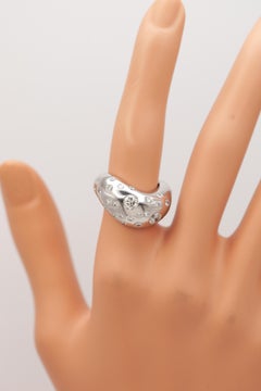 Fred Paris Mouvementée Platin-Diamantring, 1,25 ct, Frankreich, 1990er Jahre