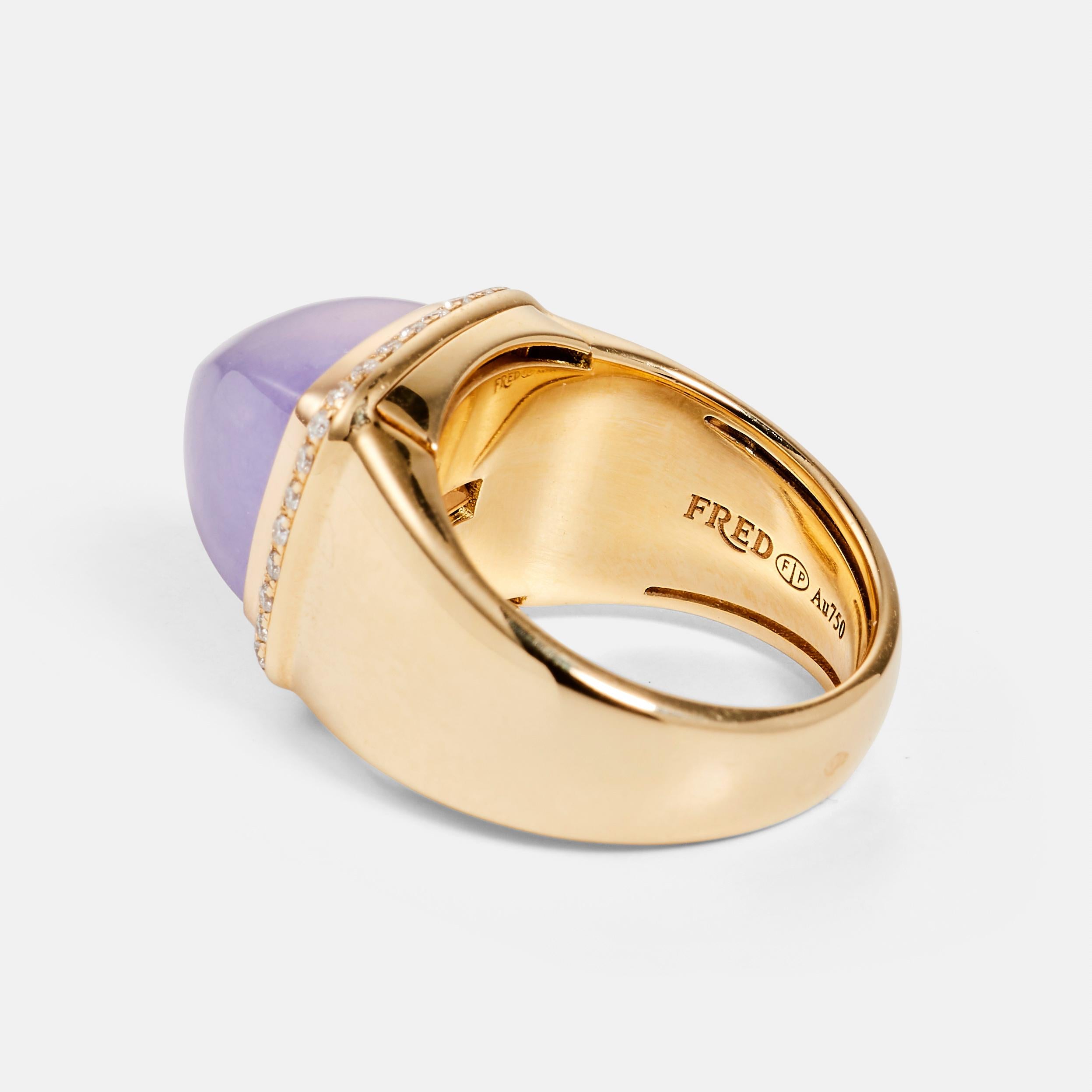 Cabochon Anello Pain de Sucre Fred Paris in vendita