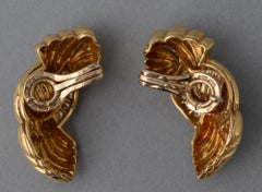 Fred Paris Ruby Diamond Earrings