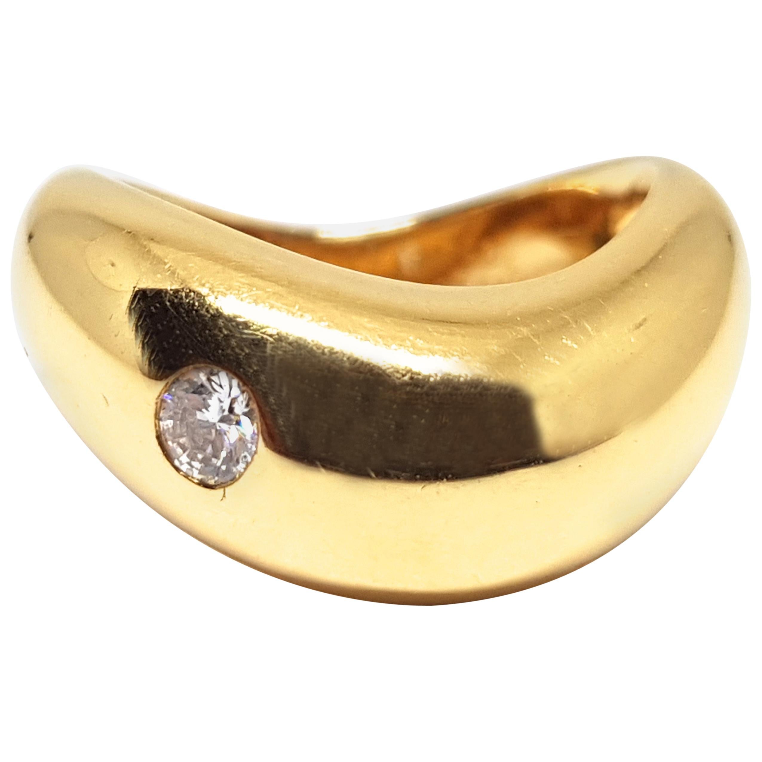 Fred Paris Yellow Gold Diamond Ring