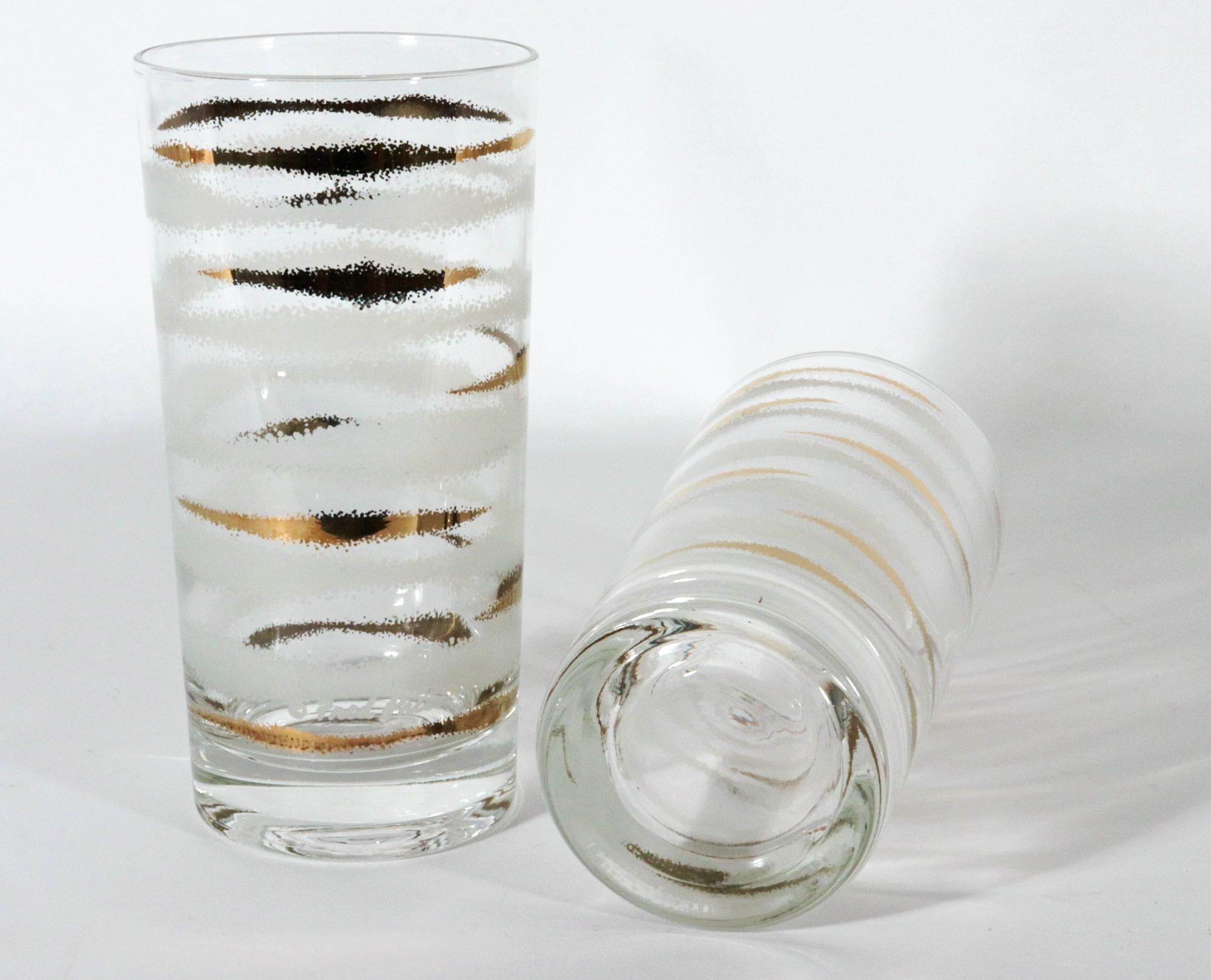 Fred Press Vintage Glasses-Set of Eight For Sale 2