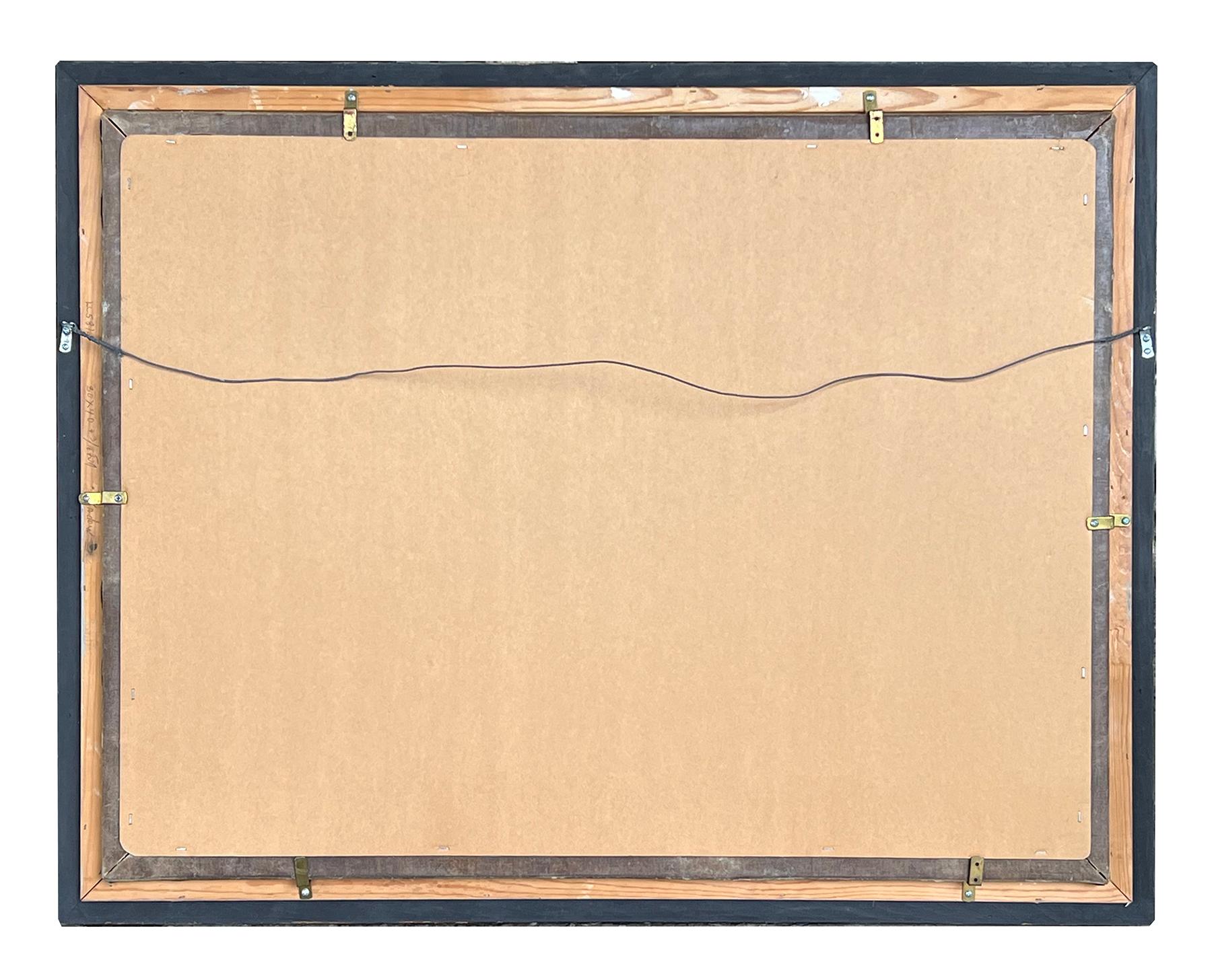 Peinture signée de Fred Pye représentant un paysage marin rocheux, Maine ; huile sur toile en vente 2