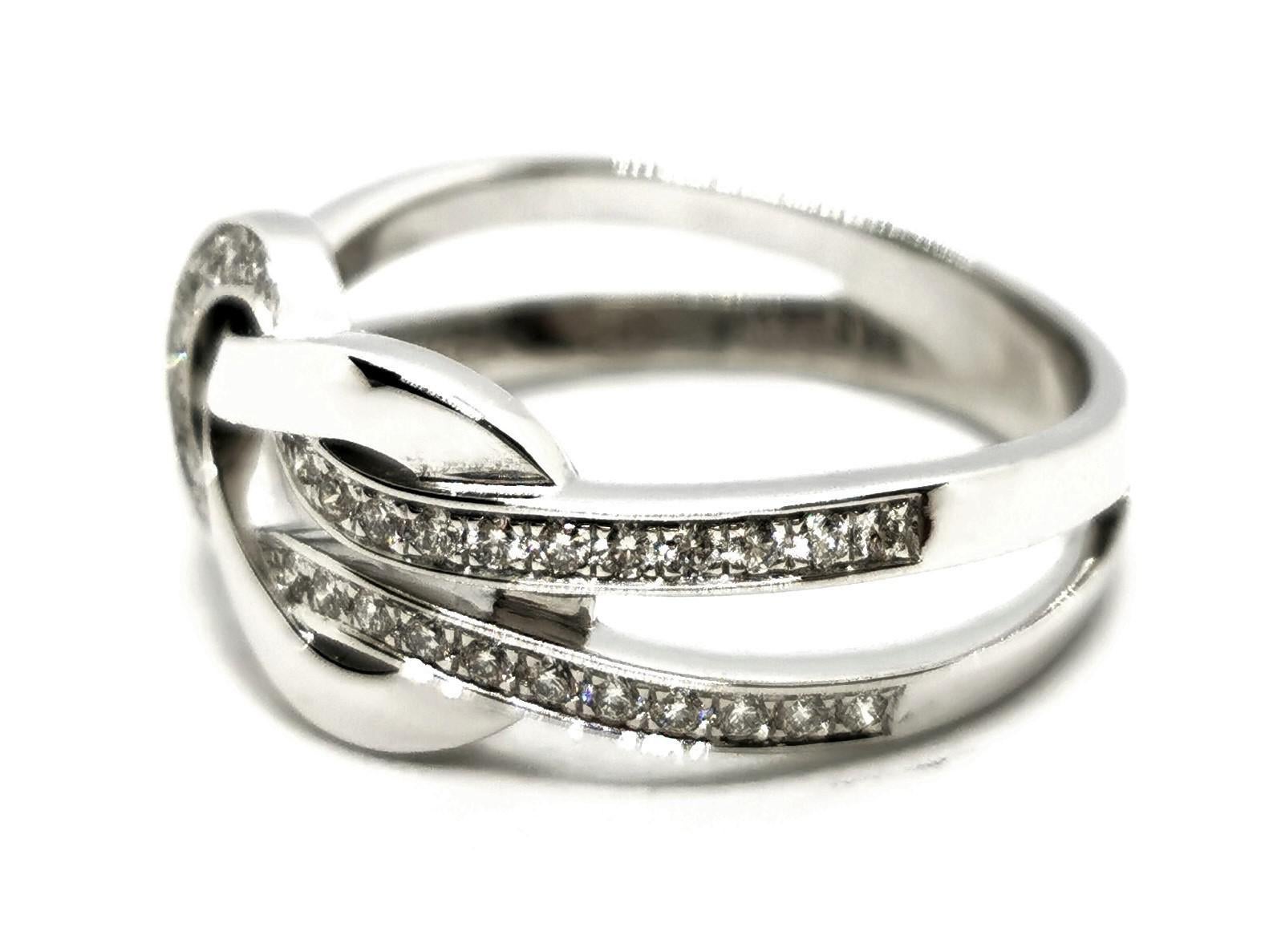 Brilliant Cut Fred Ring Chance Infinie White Gold Diamond
