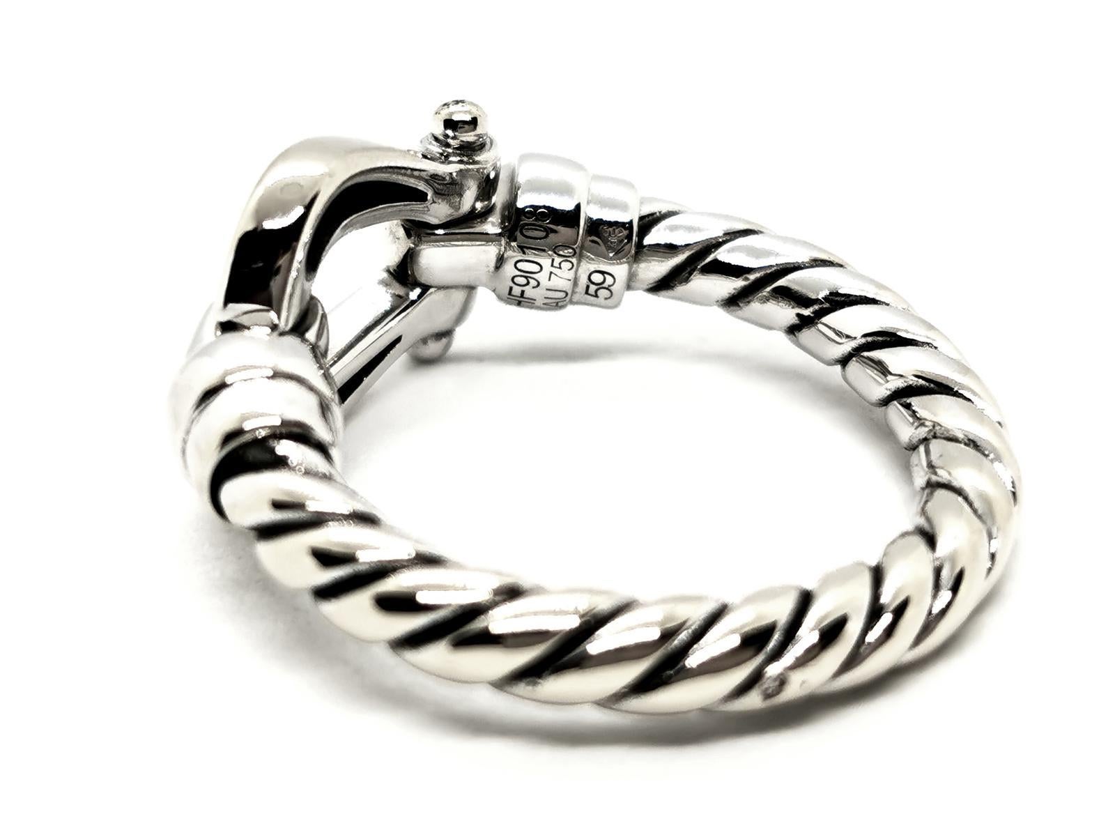 Women's Fred Ring Force 10 White Gold