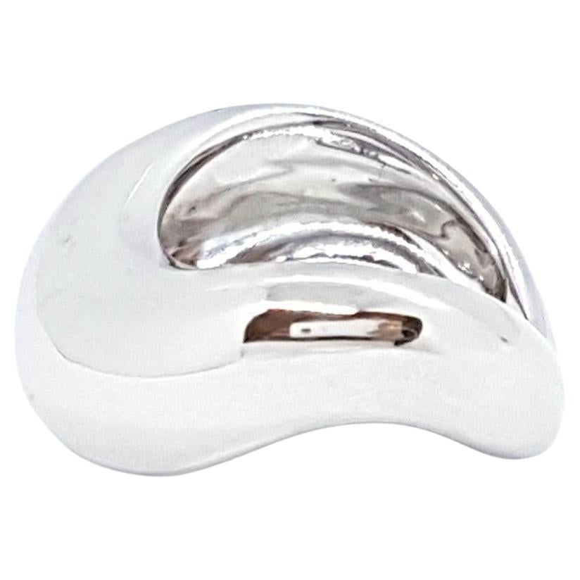Fred Ring Mouvementé White Gold For Sale