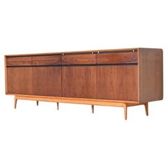 Vintage Fred Sandra “Madison” sideboard rosewood and walnut De Coene Belgium 1960