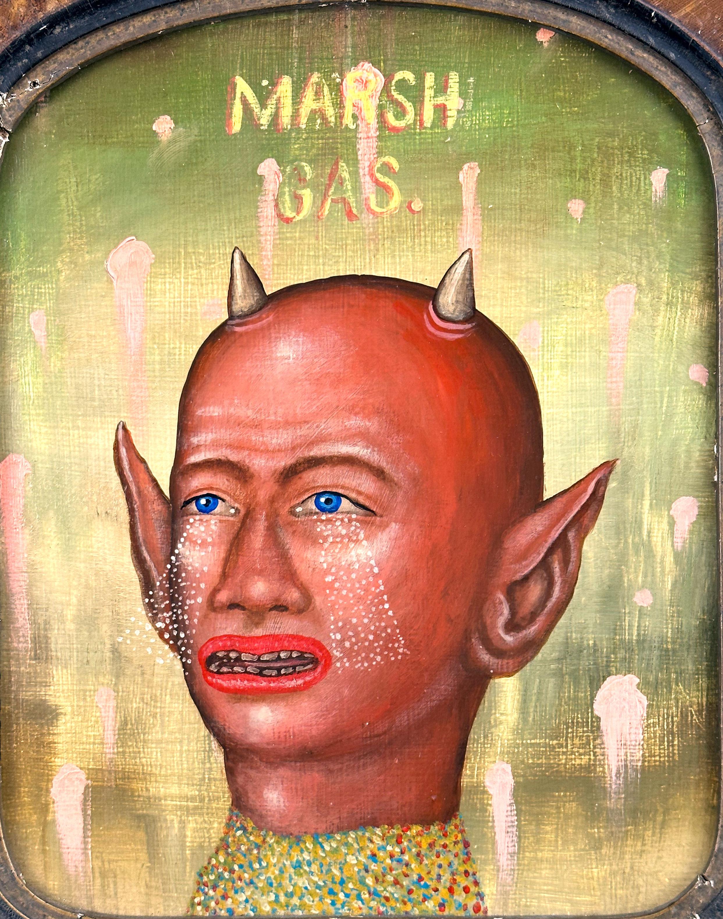 Marsh Gas - Painting di Fred Stonehouse