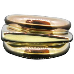 Bague à succès Fred Three Gold en or jaune blanc et rose