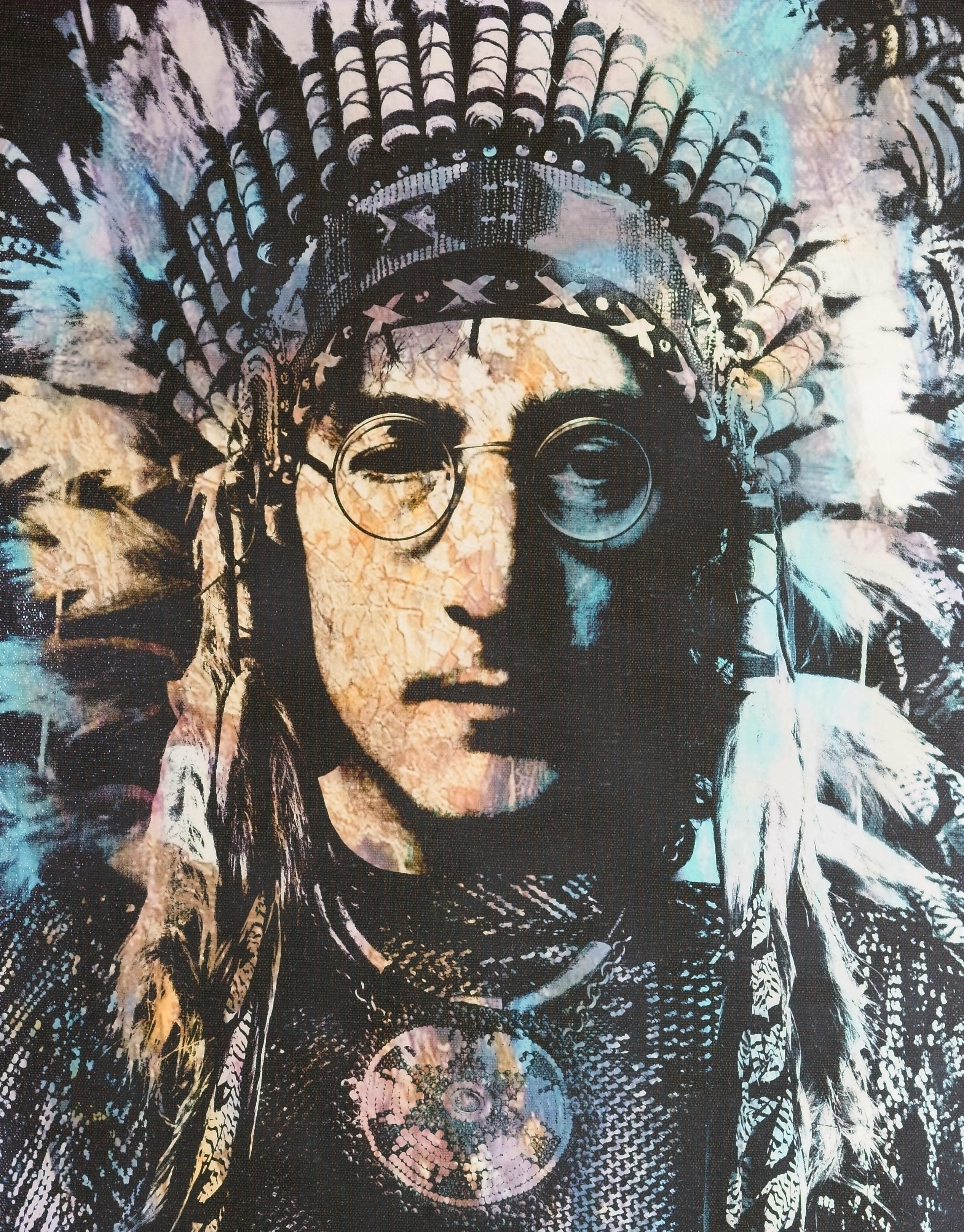 Chief John Winston Ono Lennon! / - Chief of the Pop - - Print by Fred Tiger