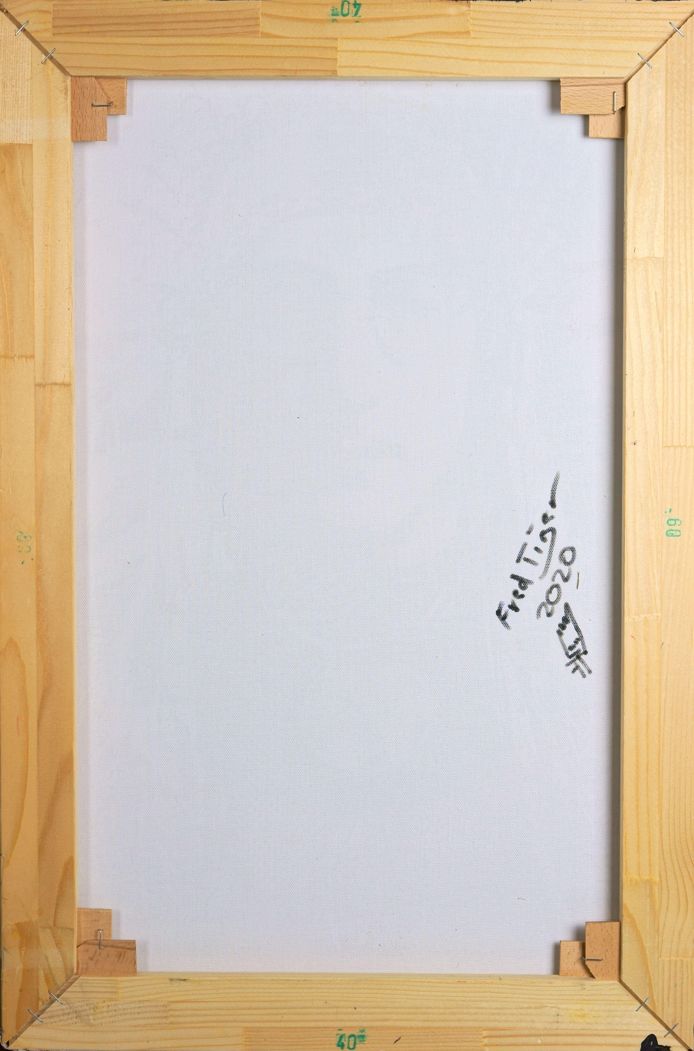 Chief John Winston Ono Lennon! / - Chief of the Pop - - Black Portrait Print by Fred Tiger