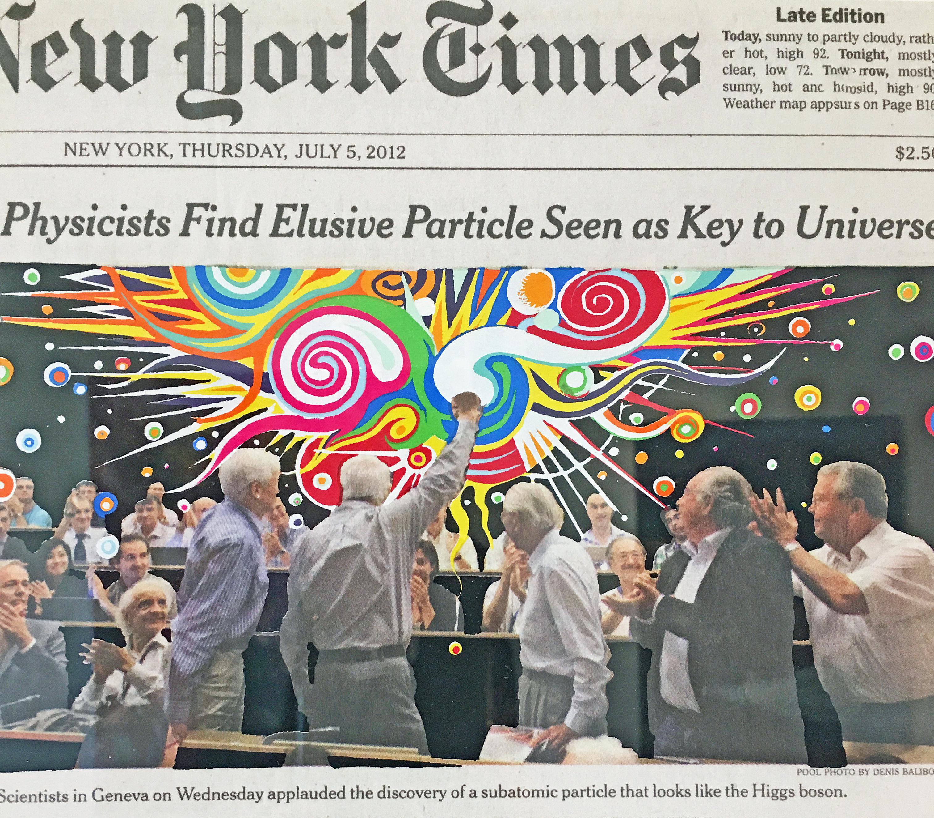 July 5, 2012 (study) - Contemporary Print by Fred Tomaselli