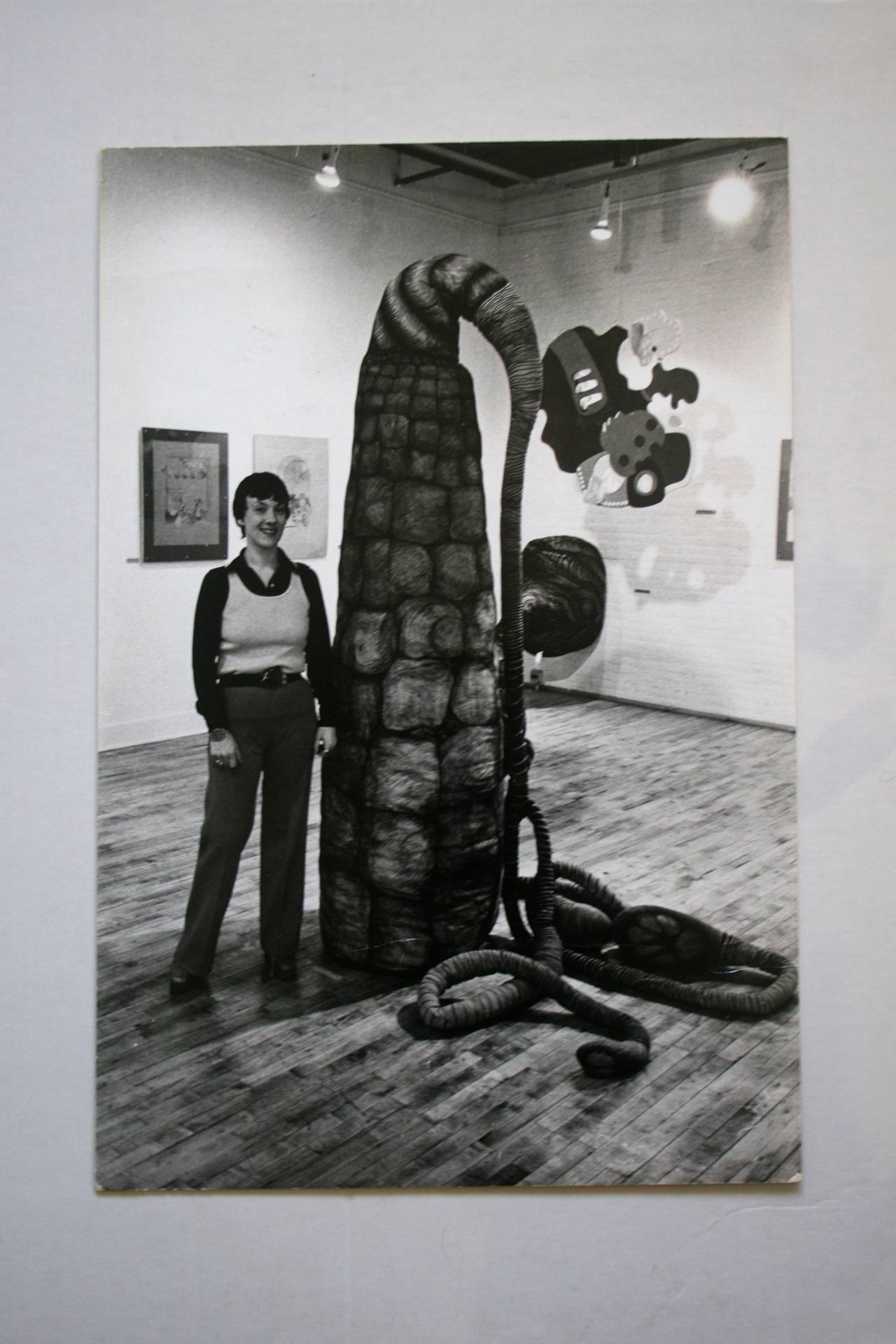 Fred W. McDarrah Portrait Photograph - Gillian Bradshaw Smith in Studio
