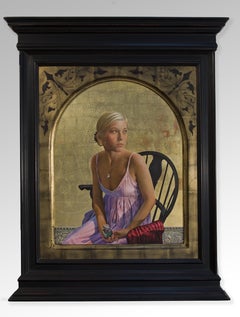 "Giana (Fibonacci Revisited)" (2019) By Fred Wessel, Egg Tempera Painting