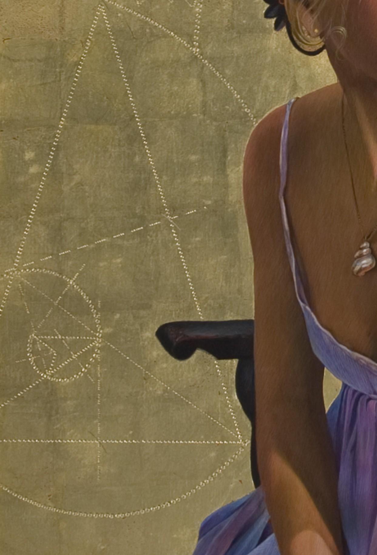 „Giana (Fibonacci Revisited)“ (2019) von Fred Wessel, Eitempera-Gemälde im Angebot 2