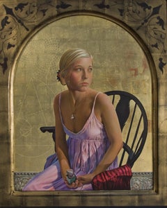 „Giana (Fibonacci Revisited)“ (2019) von Fred Wessel, Eitempera-Gemälde