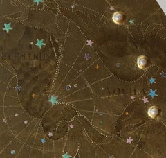 « The Constellation Delphinus » (2020) de Fred Wessel, peinture Tempera d'œuf