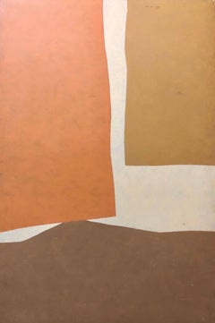 Abstraktes amerikanisches Farbfeldgemälde ohne Titel