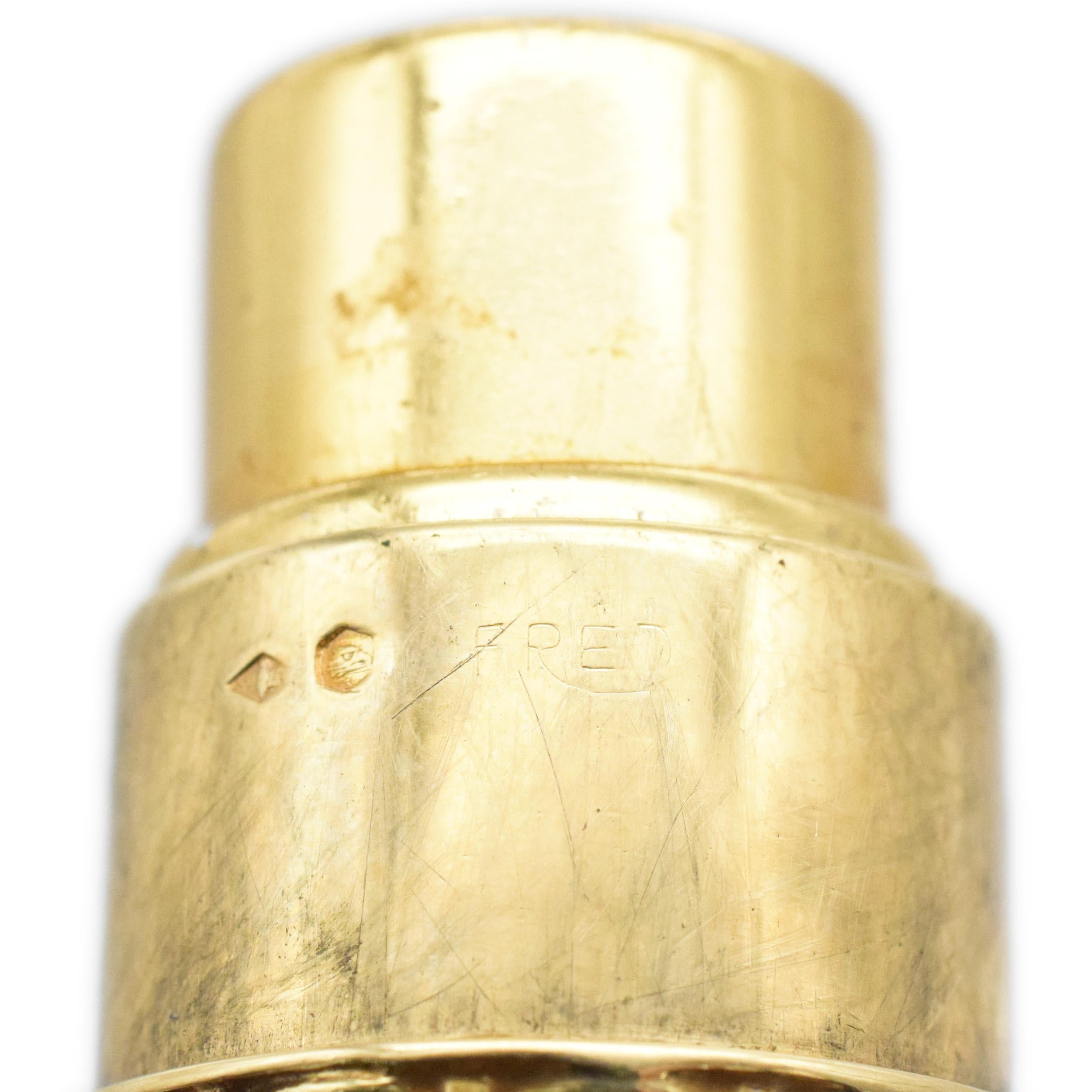 Fred Woven 18k Yellow Gold Perfume Holder en vente 5