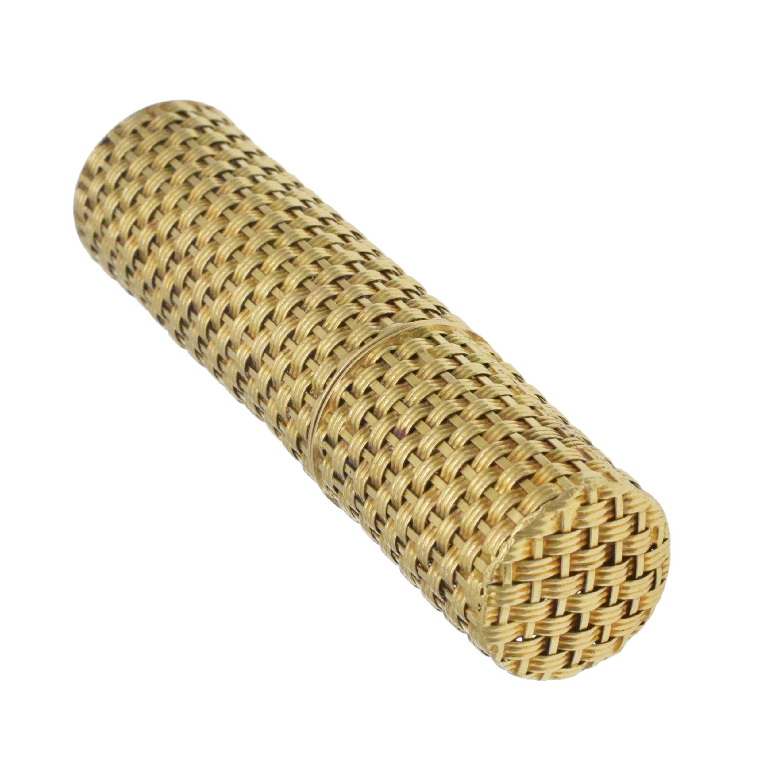Fred Woven 18k Yellow Gold Perfume Holder en vente 4