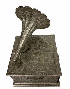 Fred Zimbalist Thorens Silver Plated Music Box