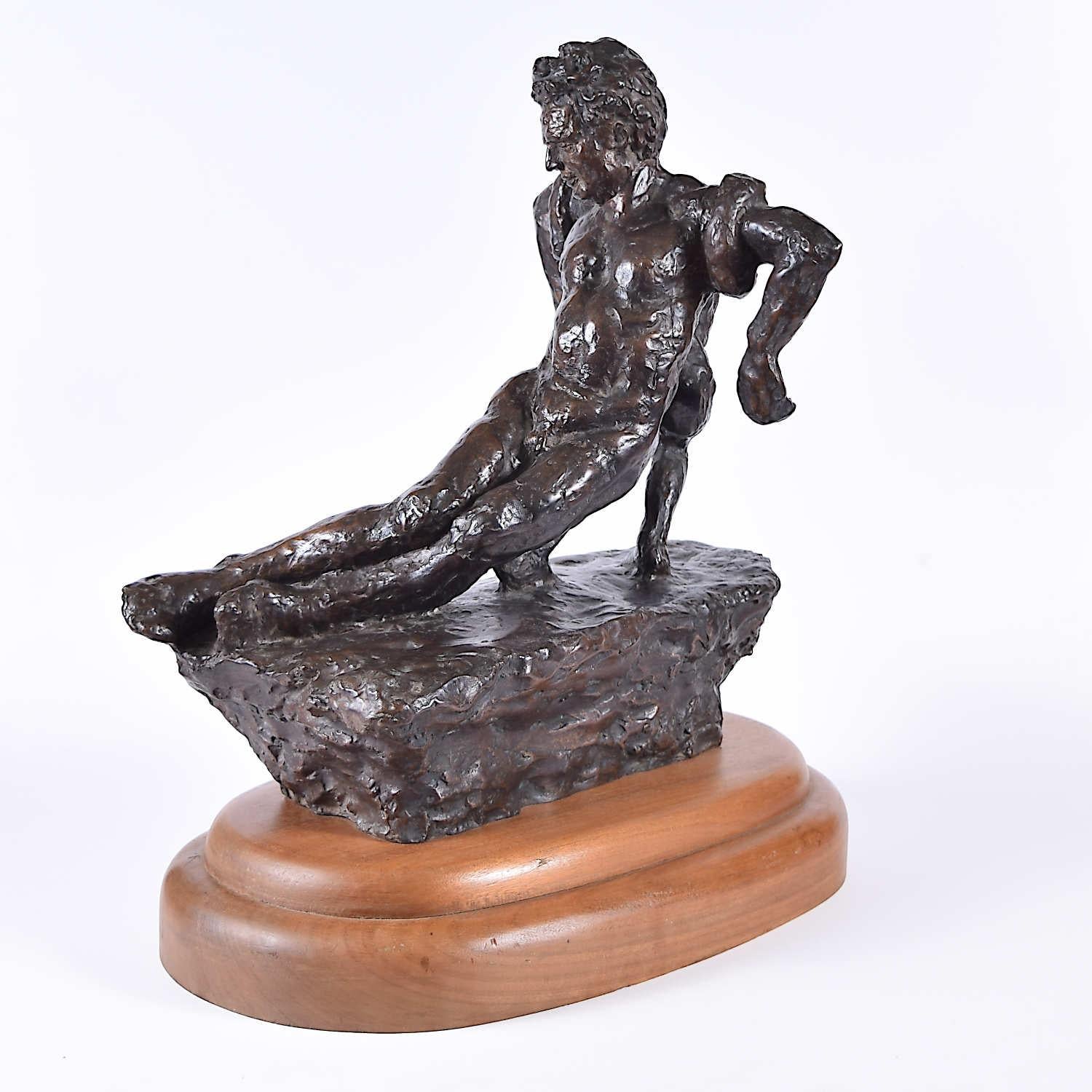 Fredda Brilliant, « Le Jeune Atlas » sculpture en bronze en vente 2