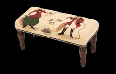Freddie & Fenella Upholstered Stool