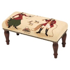 Freddie & Fenella Upholstered Stool