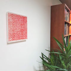 Farbenlichthaut no. 158 - contemporary modern organic sculpture painting relief