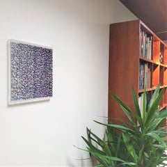 Farbenlichthaut no. 159 - contemporary modern organic sculpture painting relief