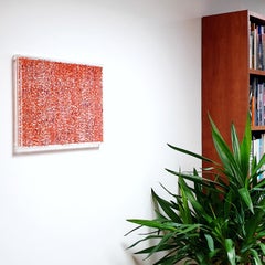 Farbenlichthaut no. 163 - contemporary modern organic sculpture painting relief