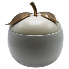 Vintage Freddotherm Apple Ice Bucket Gold-Plated by Hans Turnwald, circa 1960